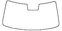 KIA EV5 (CN) Window 2023 - Windshield (with mirror and dotted area cutout)