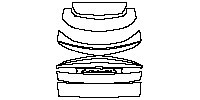 Lamborghini Urus Base 2018 - Trunk Lid (with ''Lamborghini'' emblem)