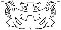 Lamborghini Huracan Huracan STO 2021 - Hood+Fender+Headlamp (One-piece hood, for 72in width materials)