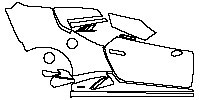 Lamborghini Huracan Huracan Tecnica 2023 - (right) Door+Side Skirt+Rear Fender (with ''Tecnica'' emblem on side skirt)