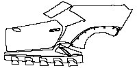(left) Door+Side Skirt+Rear Fender