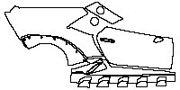(right) Door+Side Skirt+Rear Fender