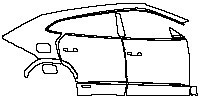 (right) Door+Side Skirt+Rear Fender