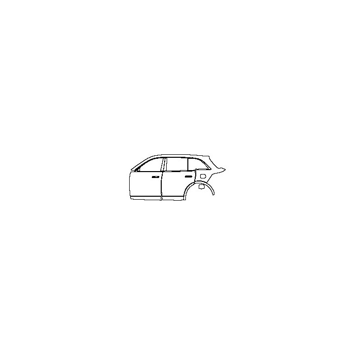 (left)Door+Side Skirt+Rear Fender