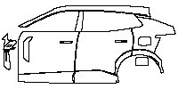 Lynk&Co 08 Exterior 2023 - (left) Door+Side Skirt+Rear Fender