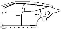(left) Door+Side Skirt+Rear Fender