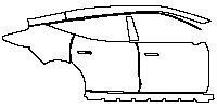 (right) Door+Side Skirt+Rear Fender