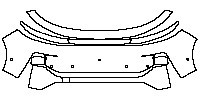 Leapmotor B10 Exterior 2025 - Bumper+Headlamp (without license plate frame cutout, with 6 PDC and 1 camera)