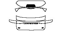 Leapmotor B10 Exterior 2025 - Trunk Lid (without shark fin, with ''LEAPMOTOR'', ''零跑'', ''B10'' emblems)