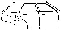 (right) Door+Rocker Panel+Rear Fender