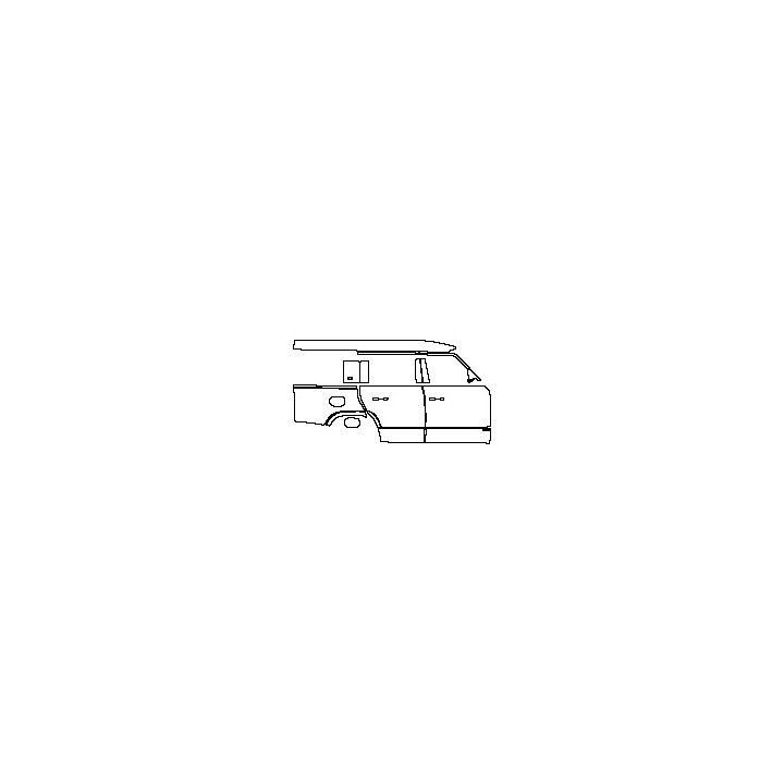 (right) Door+Side Skirt+Rear Fender
