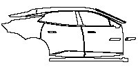 (right) Door+Side Skirt+Rear Fender