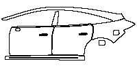 Luxeed S7 Pro 2024 - (left) Door+Side Skirt+Rear Fender