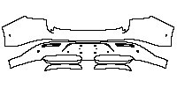 Luxeed S7 Pro 2024 - Rear Bumper (with 6 PDC)