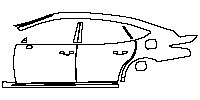 (left) Door+BC Pillar+Rear Fender+Side Skirt