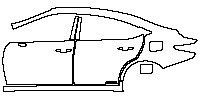 (left) Door+Rear Fender+Side Skirt