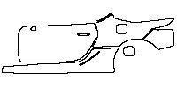 Lexus LC Convertible 2018 - (left) Door+Side Skirt+Rear Fender