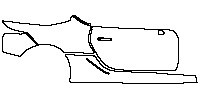 Lexus LC Convertible 2018 - (right) Door+Side Skirt+Rear Fender