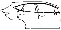 (right) Door+Side Skirt+Rear Fender