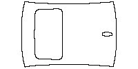 Lexus IS Sedan 2013 - Roof (with sunroof)