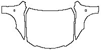 Lexus IS Sedan 2013 - Hood+Fender (for 500 F Sport, with ''F Sport'' emblem on fender)