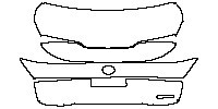 Lexus IS Sedan 2013 - Trunk Lid (with spoiler、with ''IS##0'' emblem)