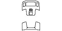 Lexus RZ Interior 2023 - (front)Roof Console