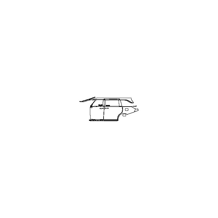 (left) Door+Side Skirt+Rear Fender