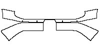 Lexus GX (US) Luxury 2024 - Rear Bumper (with trailer hitch, with mudguards, with 4 PDC)