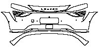 Luxeed R7 Range Extended 2025 - Bumper+Headlamp (with 6 PDC and 1 camera)