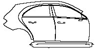 (right)Door+Side Skirt+Rear Fender