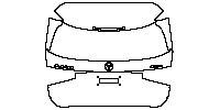 Mercedes-Benz GLS Base 2016 - Trunk Lid (With GLS 4##和4MATIC word mark)