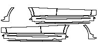 Mercedes-Benz A Class Hatchback 2019 - Rocker Panel (with Aerodynamic Package)