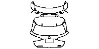 Mercedes-Benz A Class Hatchback 2019 - Trunk Lid (with AMG and A35 emblem, with aerodynamic package.)