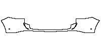 Mercedes-Benz GLB Exterior 2020 - Rear Bumper (with 2 PDC)