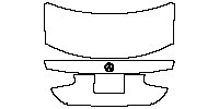 Mercedes-Benz A Class Sedan 2019 - Trunk Lid (without model emblem)