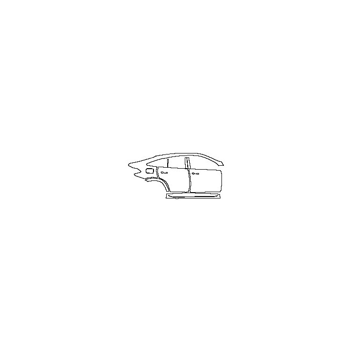 Mercedes-Benz GLE GLE Coupe 2021 - (right) Door+Side Skirt+Rear Fender
