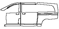 (left) Door+Side Skirt+Rear Fender