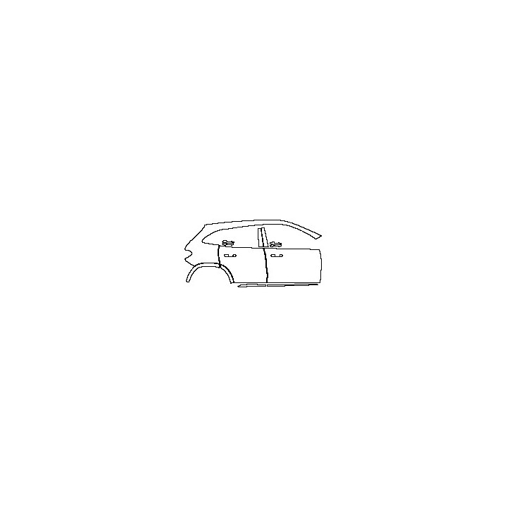 Mercedes-Benz GLA AMG GLA 45 2015 - (right) Door+Side Skirt+Rear Fender
