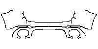 Mercedes-Benz GLA Base 2013 - Rear Bumper