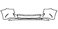 Mercedes-Benz GLA AMG GLA 45 2015 - Rear Bumper