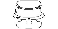 Mercedes-Benz GLA Sport 2013 - Trunk Lid (with“GLA2X0”model emblem)