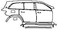 Mercedes-Benz Maybach GLS Exterior 2021 - (right) Door+Side Skirt+Rear Fender