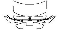 Mercedes-Benz S Class Sedan 2021 - Trunk Lid (without model emblem, with license trim)