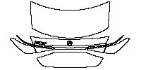 Mercedes-Benz Maybach S Class S680 2018 - Trunk Lid (without license trim, with ''Maybach''model emblem)