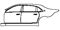 (left) Door+Side Skirt+Rear Fender
