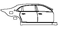 (right) Door+Side Skirt+Rear Fender