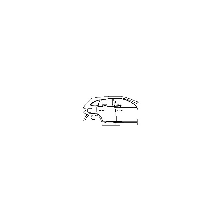 Mercedes-Benz EQA (US) Exterior 2021 - (right) Door+Side Skirt+Rear Fender