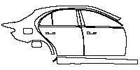 (right) Door+Side Skirt+Rear Fender