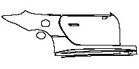 Mercedes-Benz SL AMG SL43 2023 - (left)Door+Side Skirt+Rear Fender